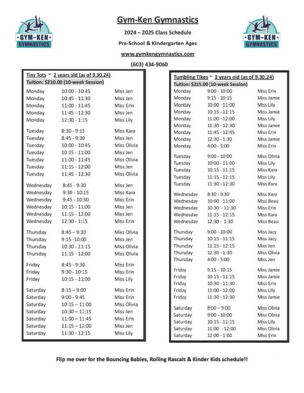 Preschool Schedule3